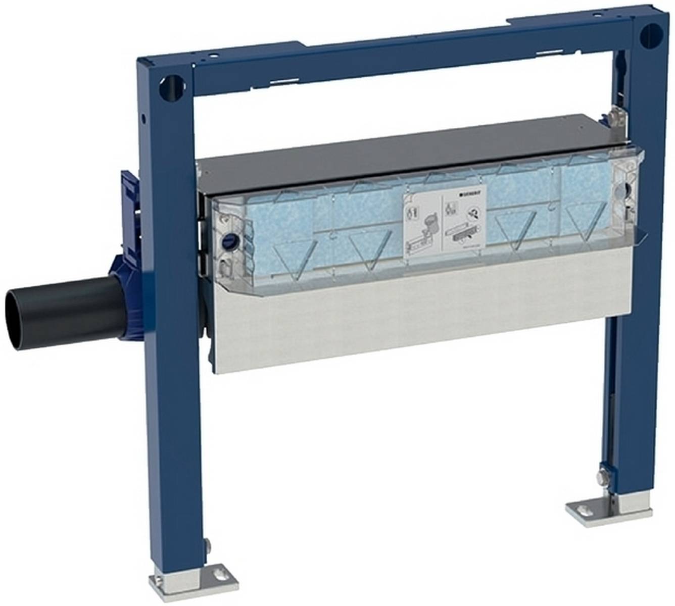 Geberit Duofix Dusch-Element 500 mm mit Wandablauf, d40, niedrige Bauhöhe