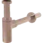 AlcaDrain Design Siphon 1 1/4" rund, Ganzmetall Rotgold glanz AlcaDrain Design Siphon 1 1/4" rund, Ganzmetall Rotgold glanz