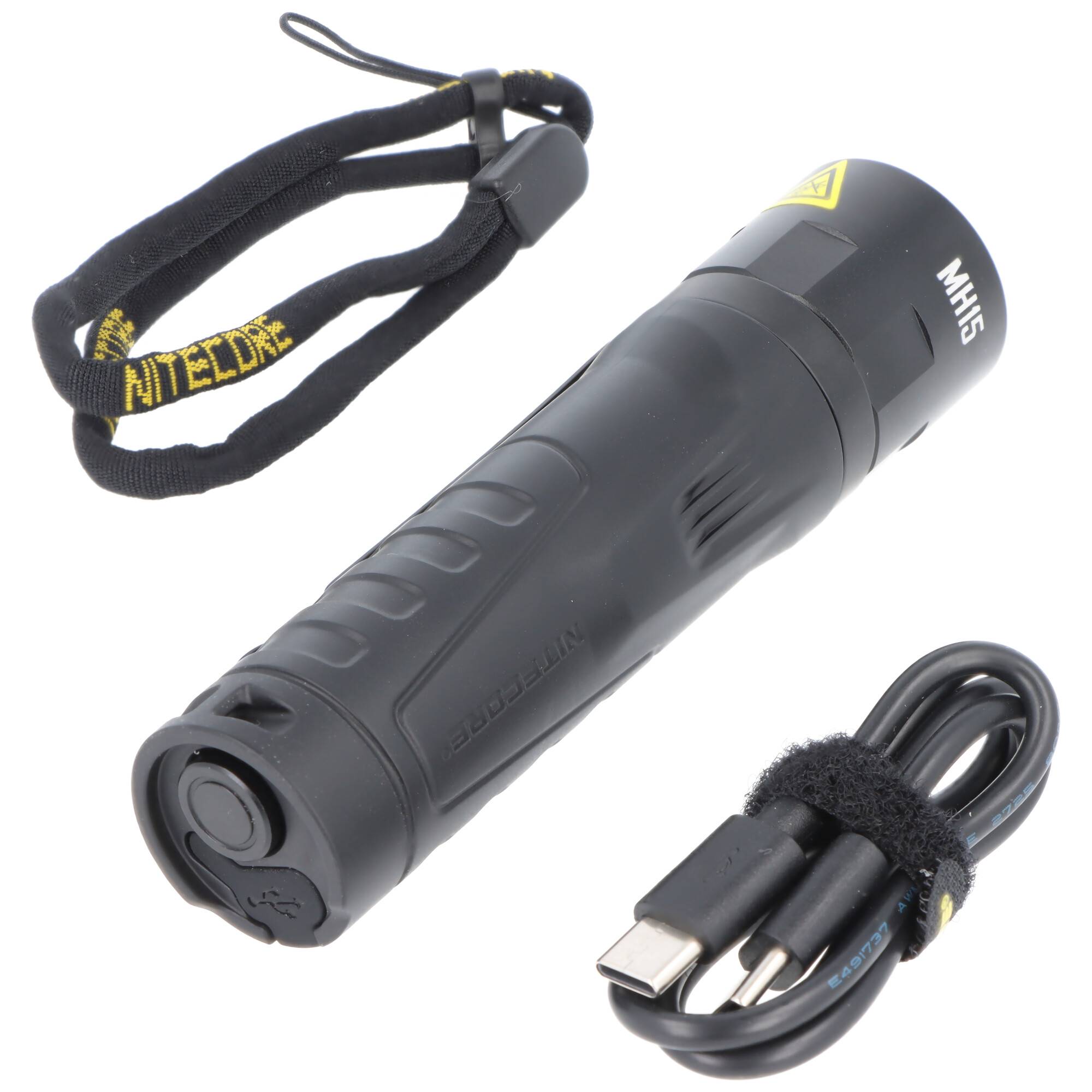 Nitecore MH15 Powerbank-Taschenlampe mit bis zu 2000 Lumen, 5000mAh Energieversorgung, glattes Gehäuse