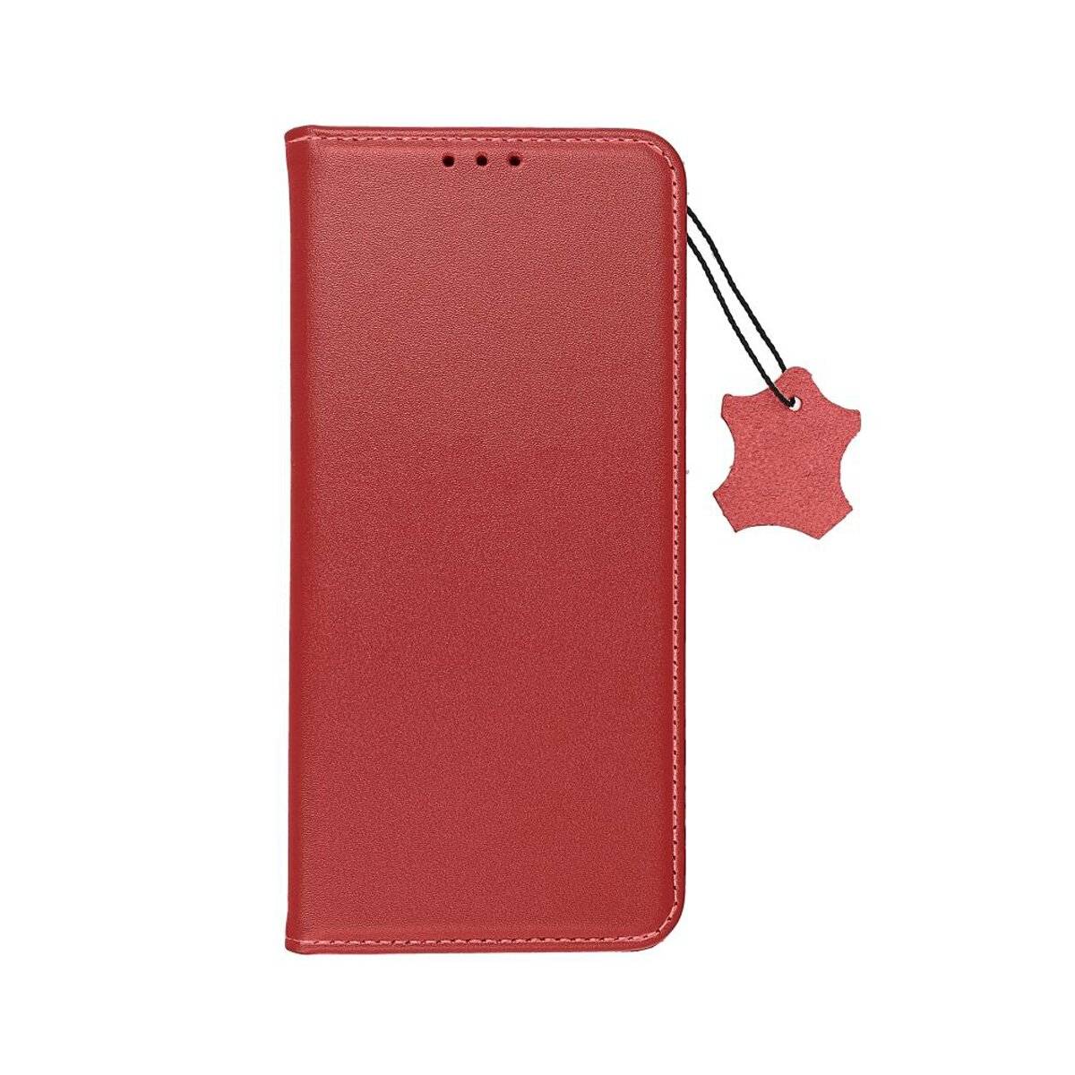 Smart Pro Echt Leder Hülle Tasche Handyhülle kompatibel mit Xiaomi Redmi 15C Rot