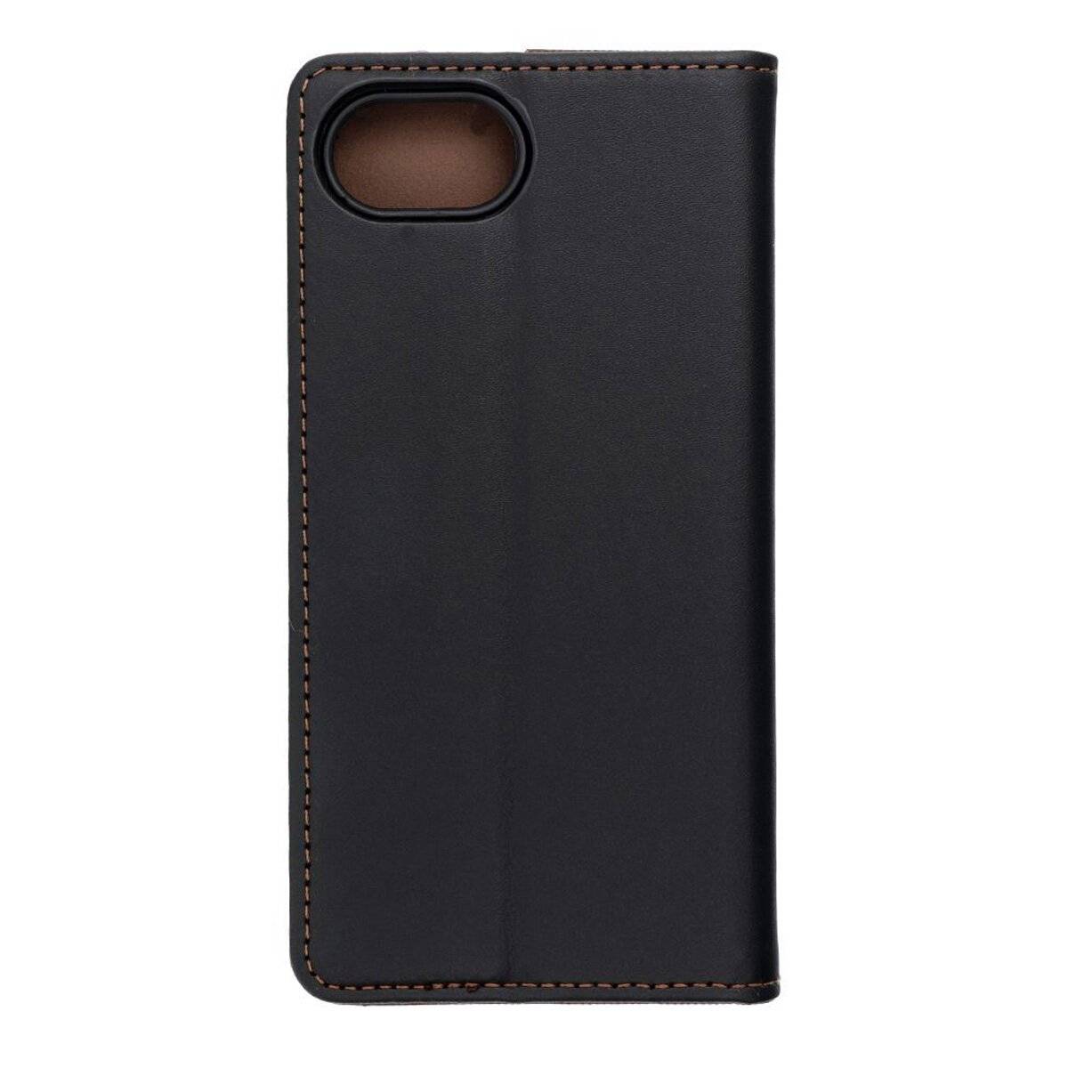 Smart Pro Echt Leder Hülle Tasche Handyhülle kompatibel mit iPhone 17 Schwarz