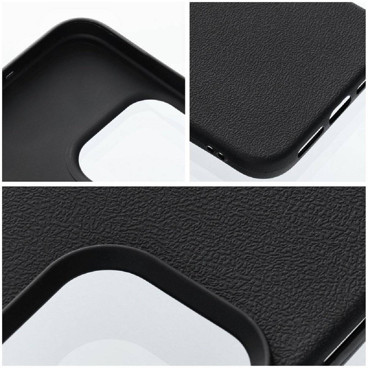 Flexibles Case elegante Schutzhülle Handyhülle Bumper kompatibel mit iPhone 17 Pro Max Schwarz
