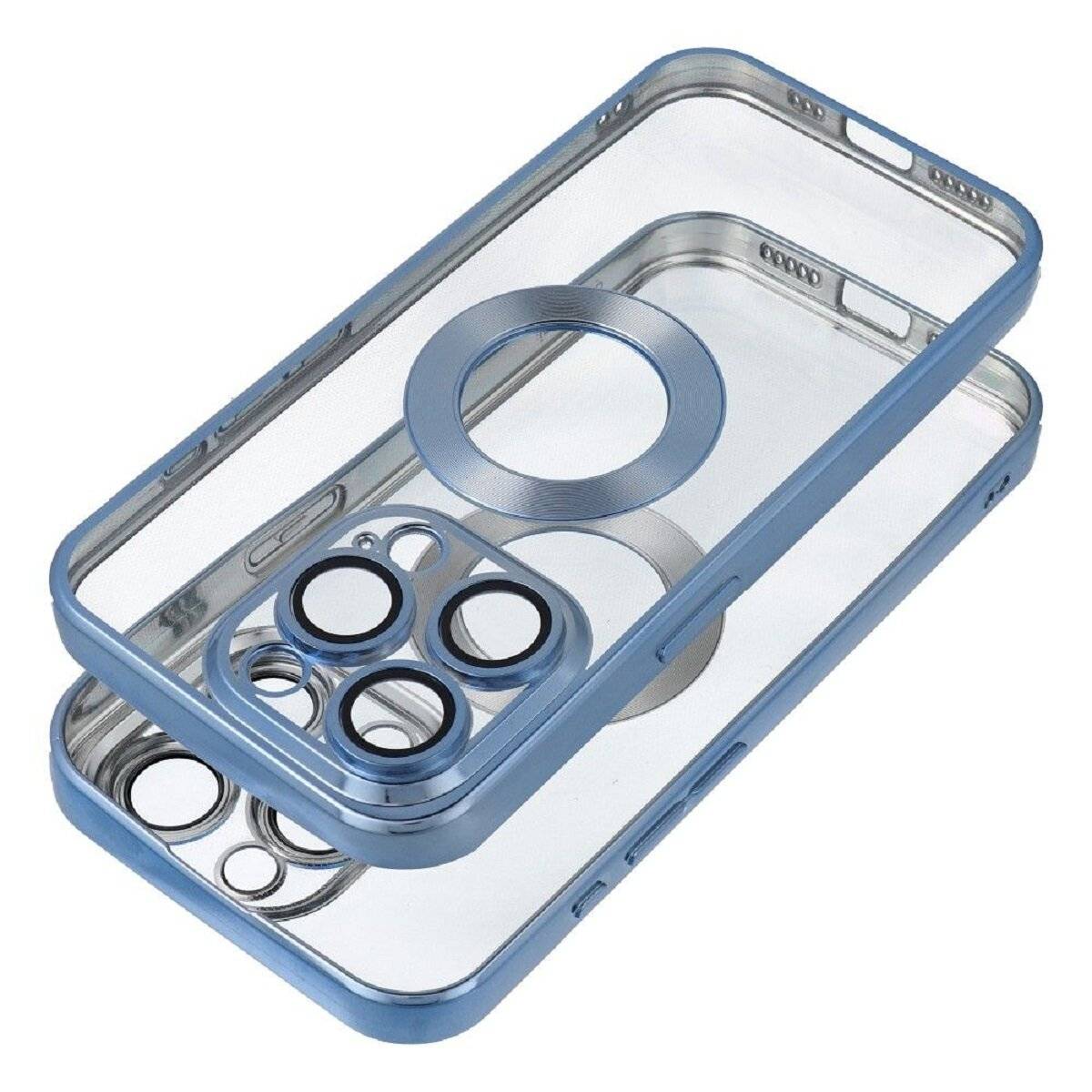 Glam Case – trendige Schutzhülle Handyhülle Bumper kompatibel mit iPhone 17 Air Blau