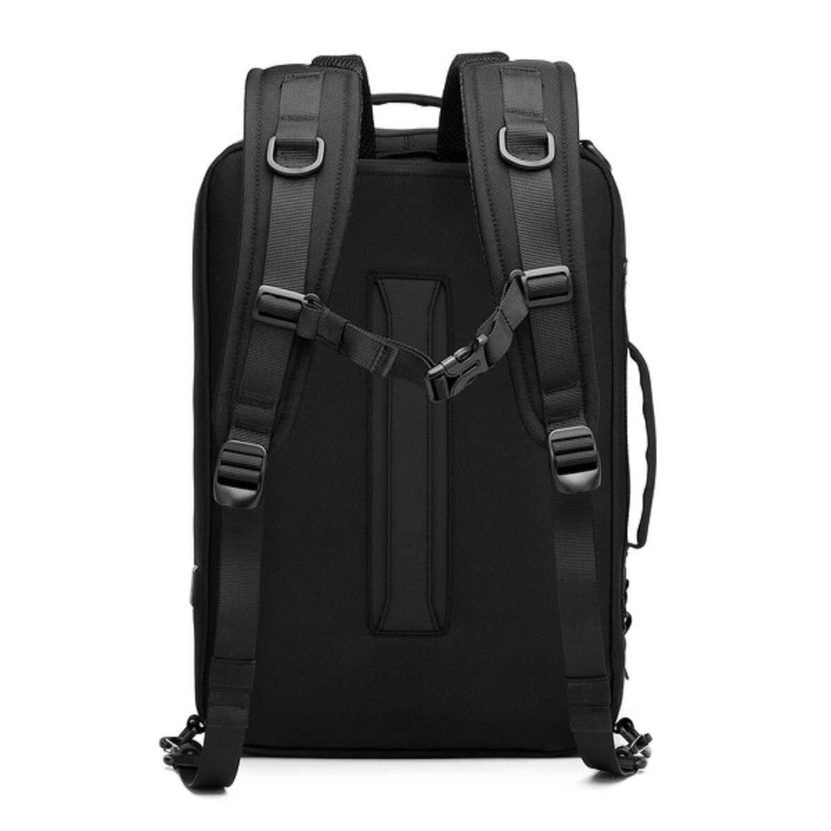 Wozinsky Premium 15,6'' Laptop-Rucksack/Tasche mit Riemen - Schwarz