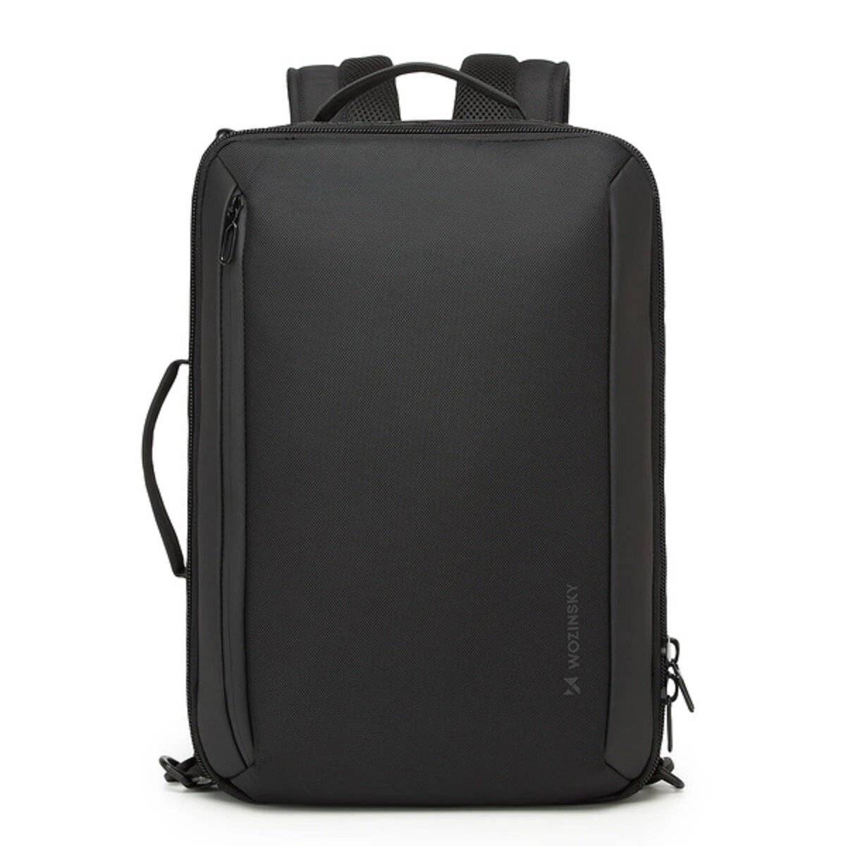 Wozinsky Premium 15,6'' Laptop-Rucksack/Tasche mit Riemen - Schwarz