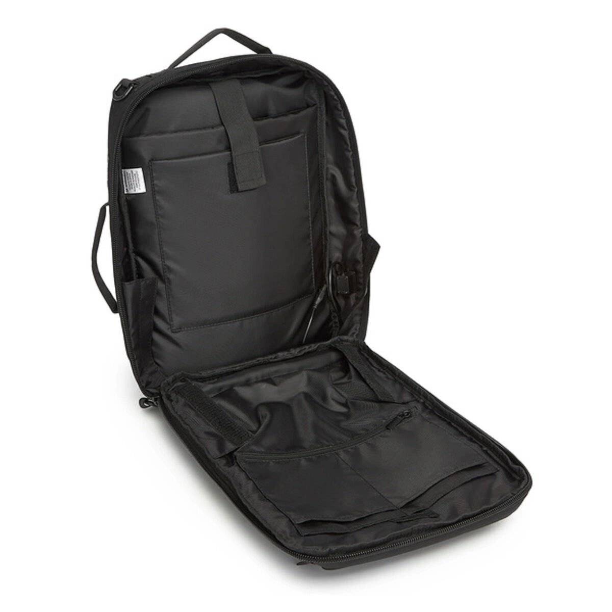 Wozinsky Premium 15,6'' Laptop-Rucksack/Tasche mit Riemen - Schwarz