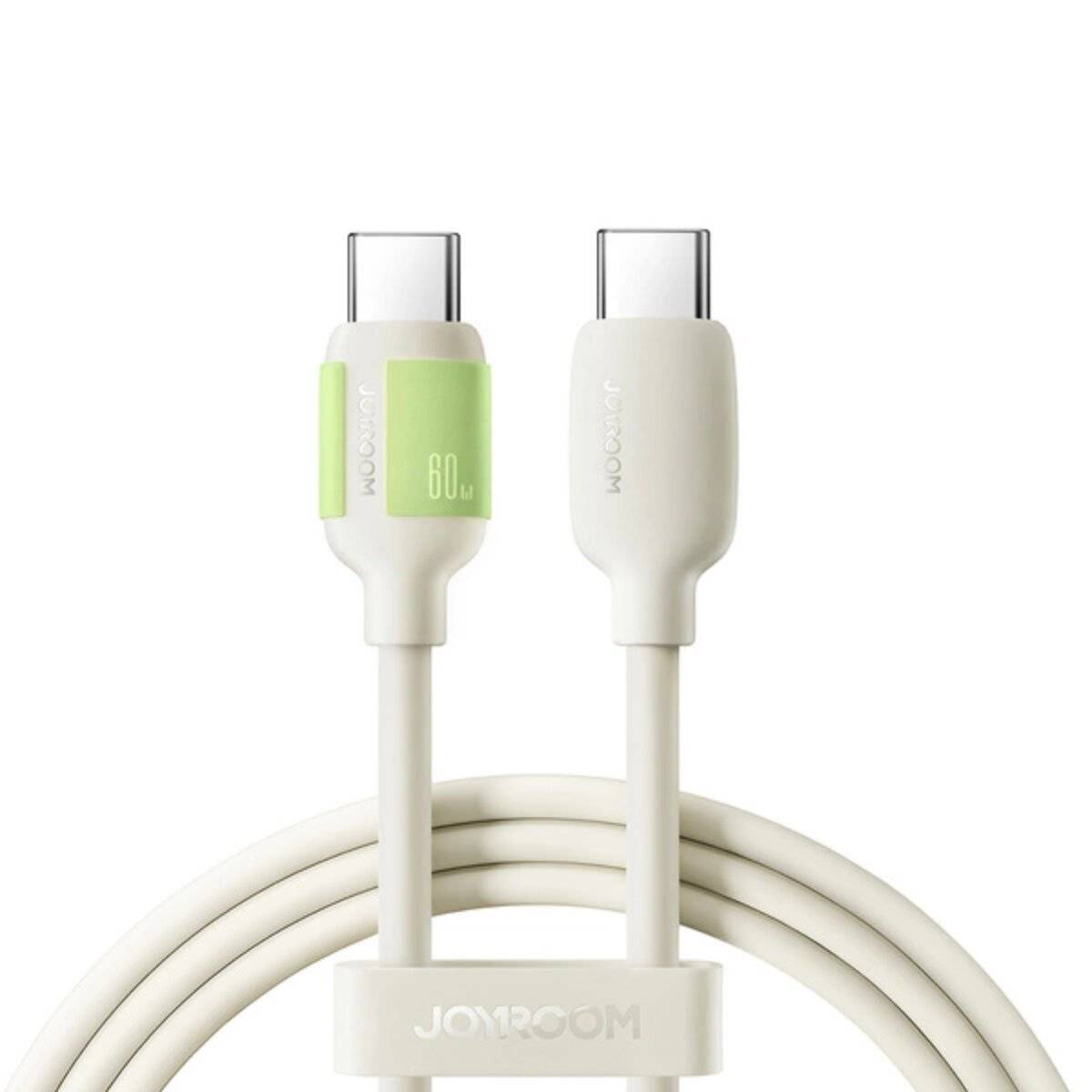 Joyroom S-A53 60W USB-C Kabel - USB-C mit fluoreszierender Spitze - beige 1,2m