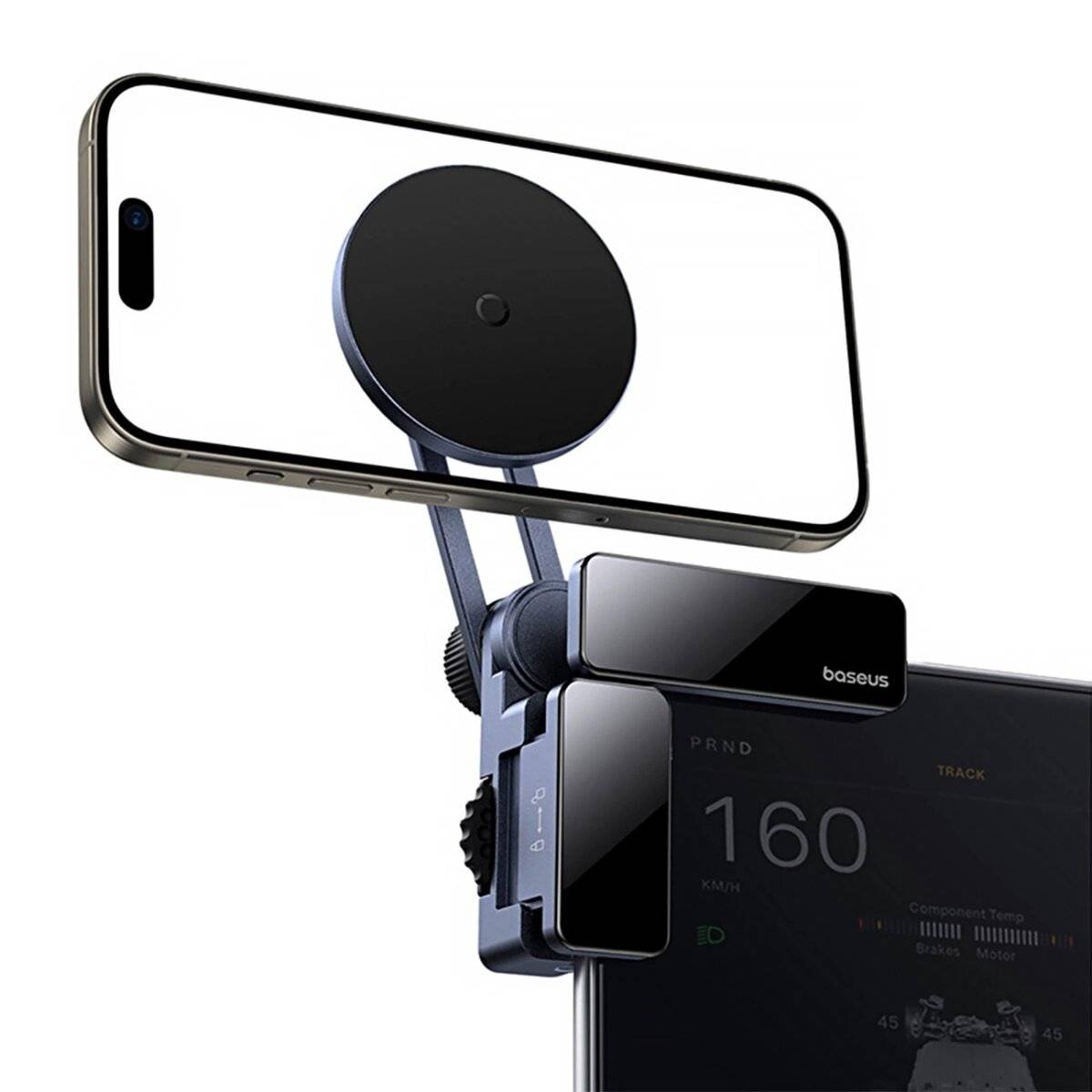 Baseus MaxView Magnetische Auto-Displayhalterung - Grau