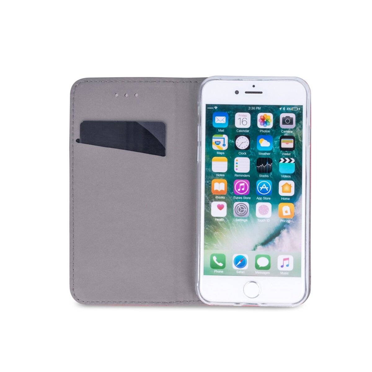 Smart Magnet Handyhülle mit Kartenfach & Standfunktion – kompatibel mit iPhone 17 Air Dunkelblau