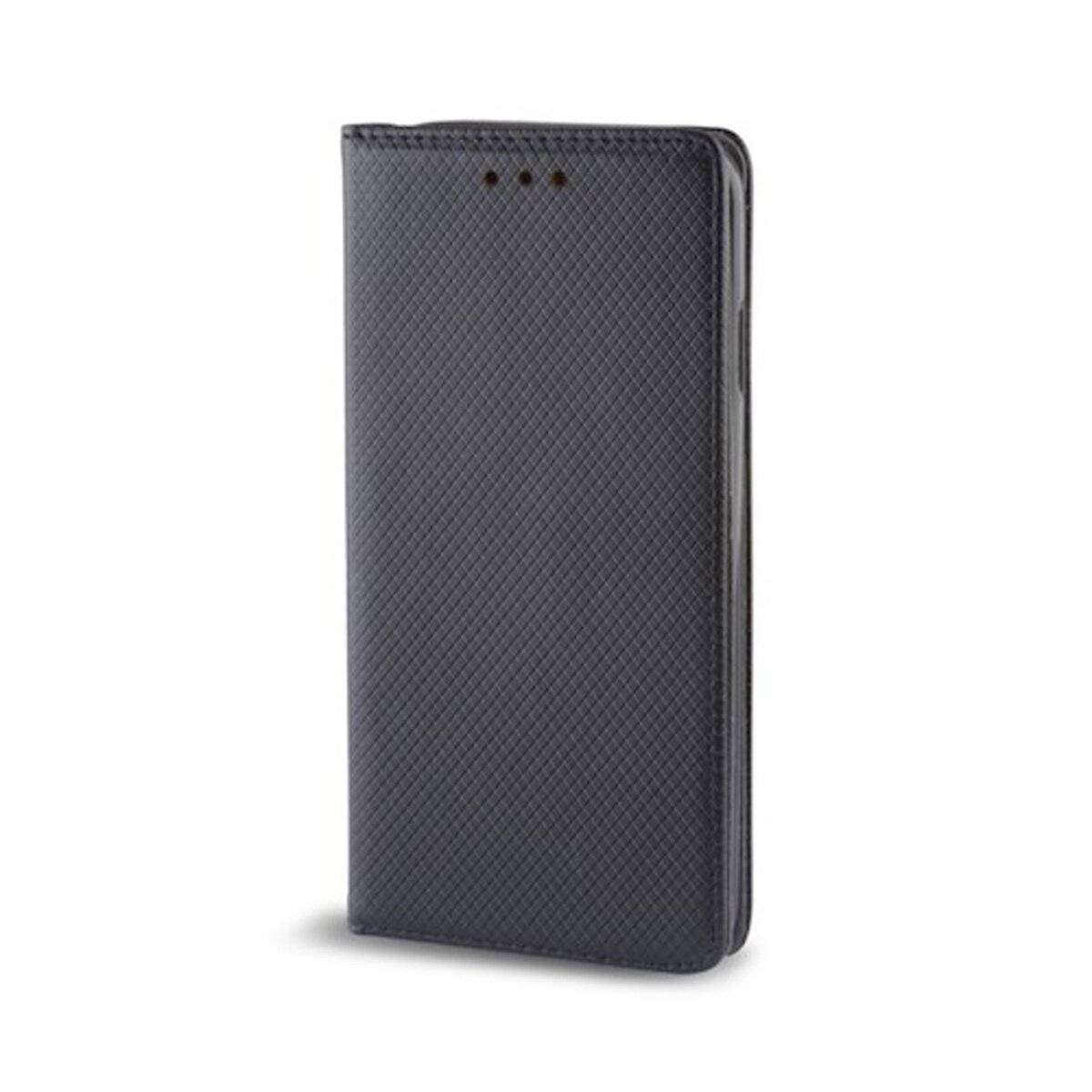 Smart Magnet Case Handyhülle mit Kartenfach und Magnetverschluss kompatibel mit Honor 200 Smart Schwarz