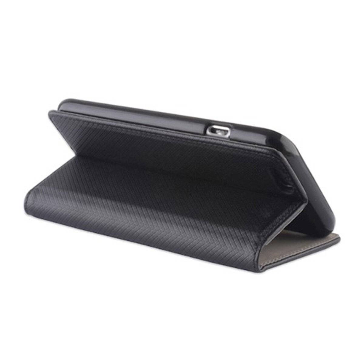 Smart Magnet Handyhülle mit Kartenfach & Standfunktion – kompatibel mit iPhone 17 Schwarz