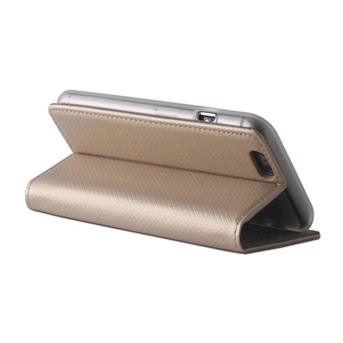Smart Magnet Handyhülle mit Kartenfach & Standfunktion – kompatibel mit iPhone 17 Pro Max Gold