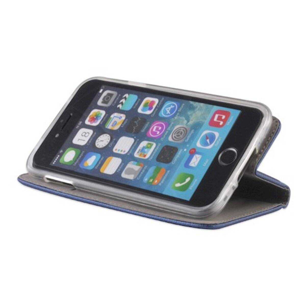 Smart Magnet Handyhülle mit Kartenfach & Standfunktion – kompatibel mit iPhone 17 Air Dunkelblau