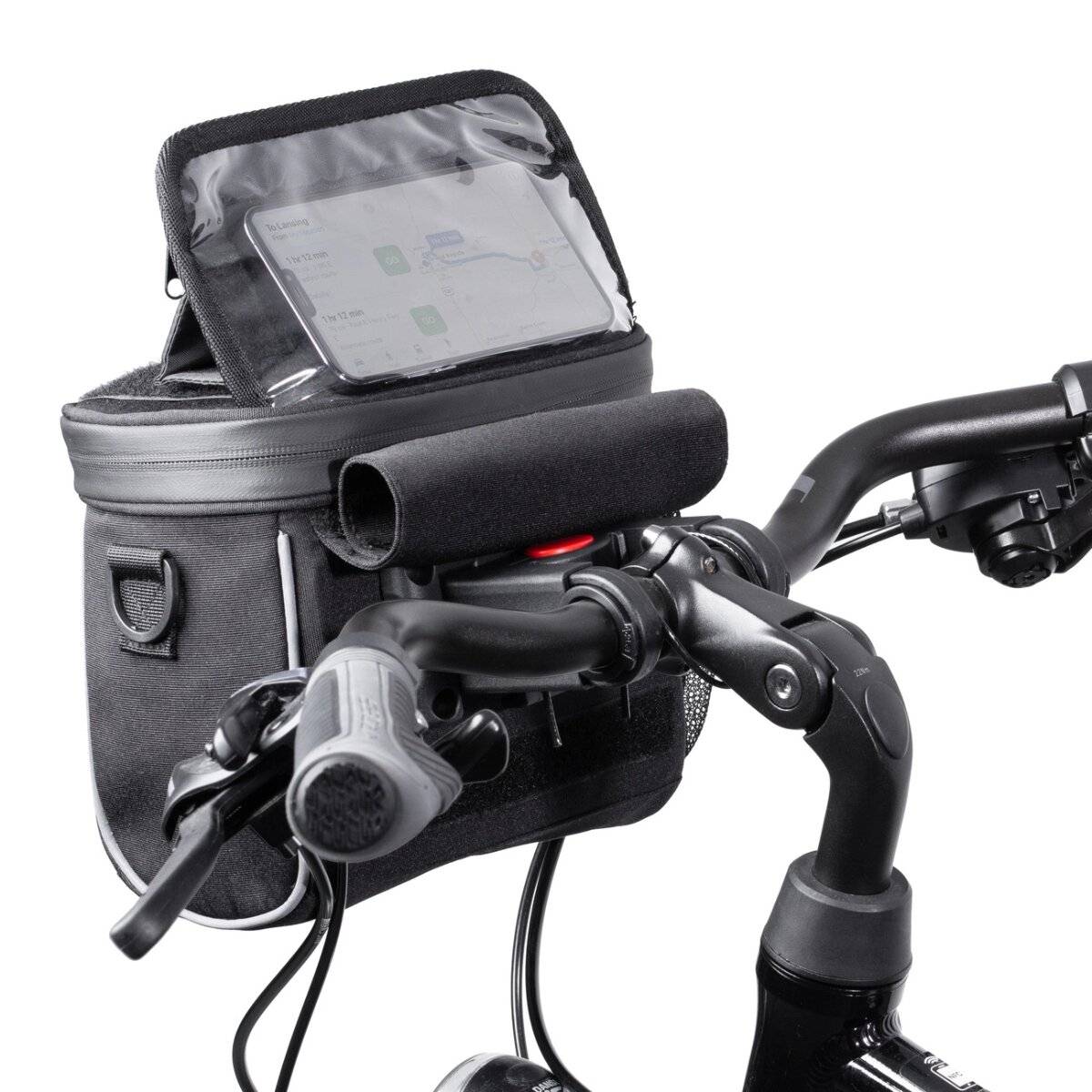 Wozinsky Fahrradlenkertasche Fahrrad-Umhängetasche Schwarz WBHBB-01