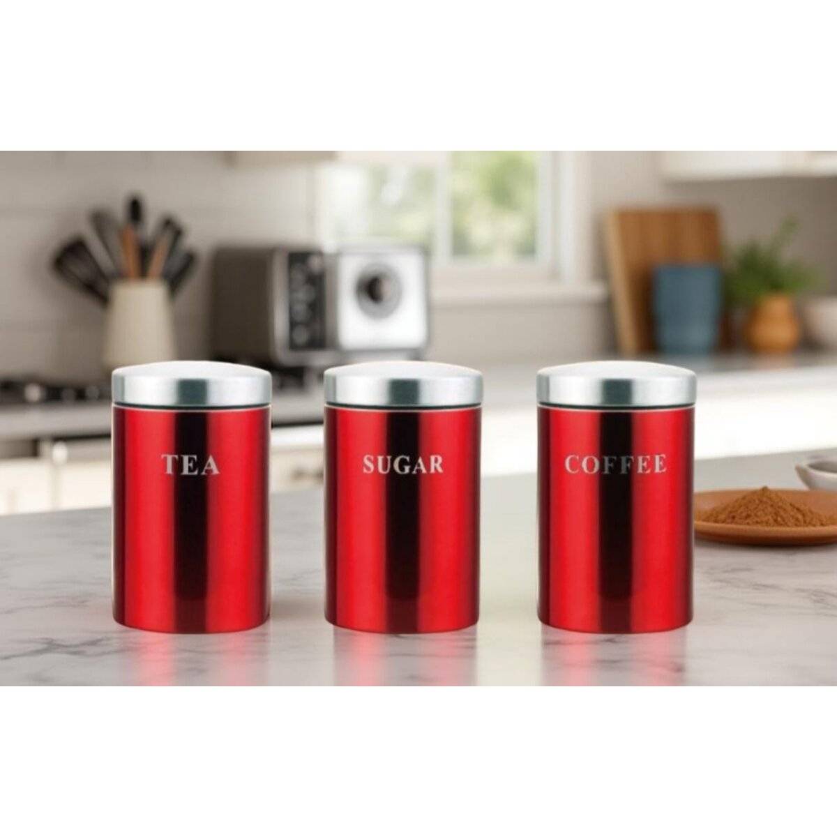 Aufbewahrungsdosen für Küche – luftdicht & dekorativ – 3-teilig