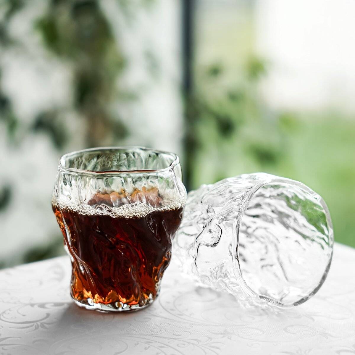 2-tlg. Gläser-Set "Fiocchi" 250 ml aus Borosilikatglas ideal für Heiß und Kaltgetränke