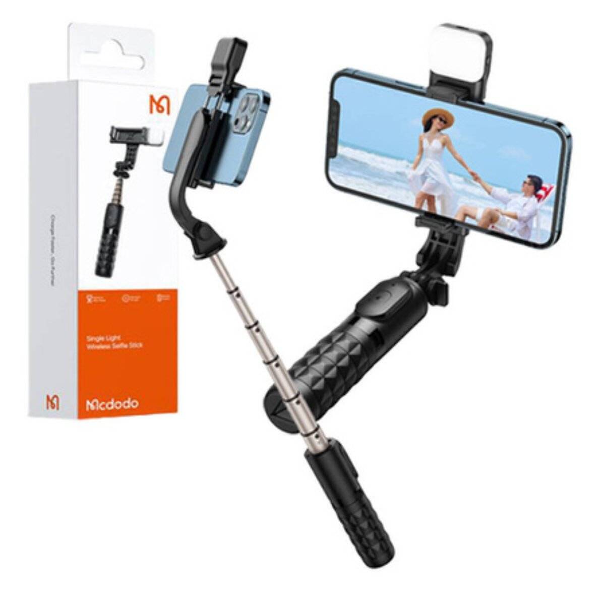 Mcdodo Selfie-Stick Bluetooth - schwarz