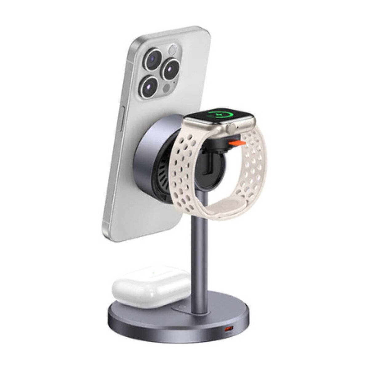 Mcdodo CH-2462 3-in-1 15W Qi2 kabelloses Ladegerät + 33W Netzladegerät