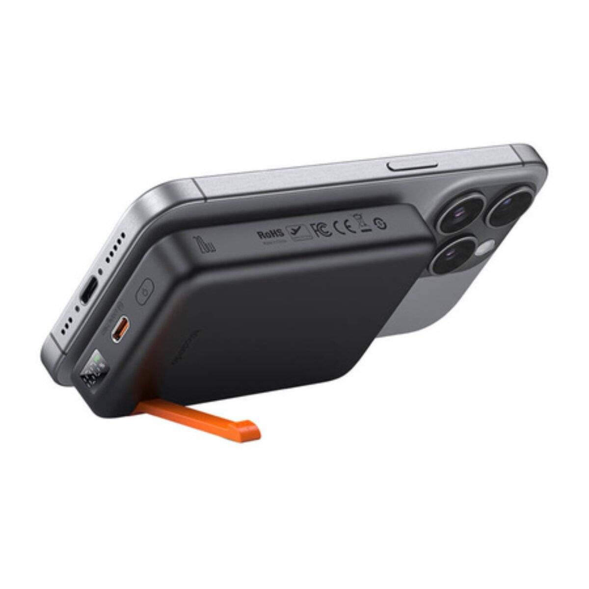 Magnetische Powerbank für Apple watch MC-1461 10000mAh, 20W (schwarz)