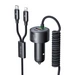 Mcdodo CC-0370 Autoladegerät, USB-C, für iPhone, 120W, einziehbare Kabel Mcdodo CC-0370 Autoladegerät, USB-C, für iPhone, 120W, einziehbare Kabel