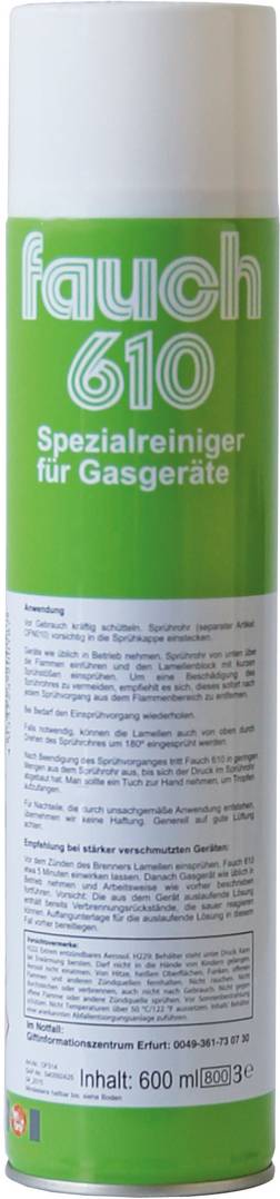 Sanit Fauch 610 Spezialreiniger für Gasgeräte 600 ml Spraydose