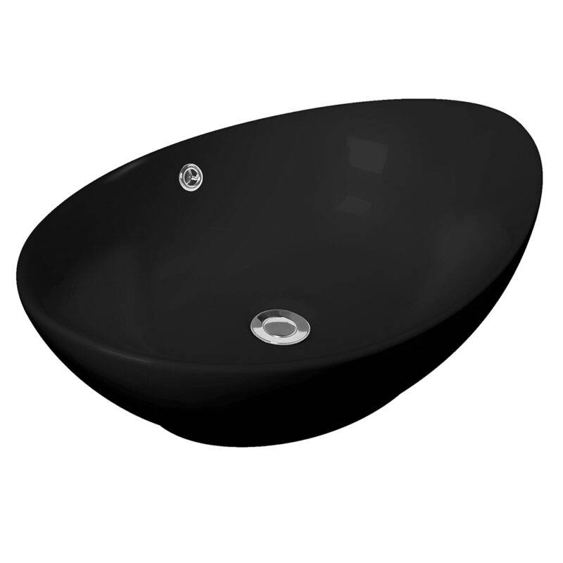 Beitz & Walz AqvaCeramica Aufsatzbecken 58 cm mattschwarz