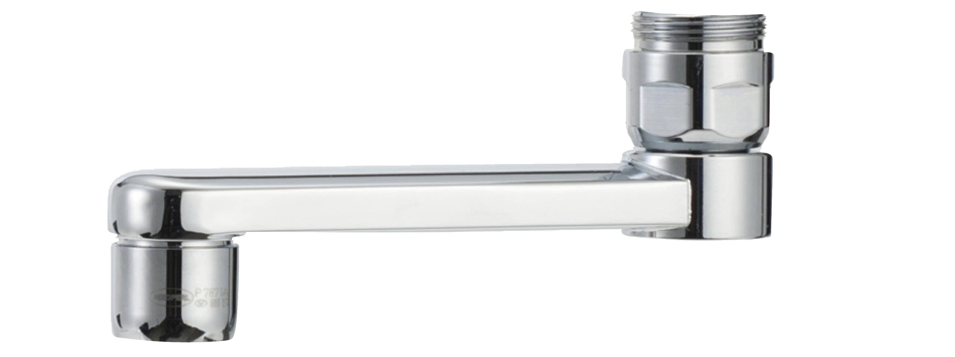 Mora Schwenkauslauf 100 mm 120 Grad Chrom