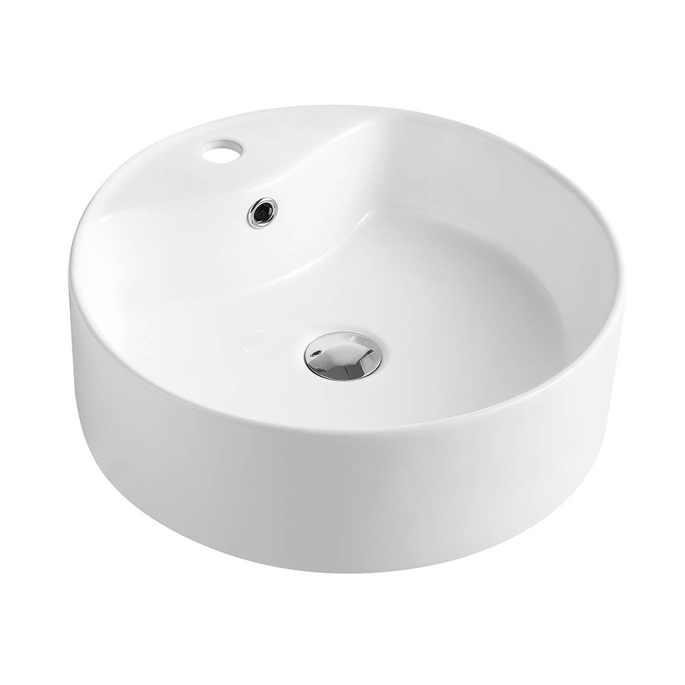 Beitz & Walz AqvaCeramica Aufsatzwaschtisch 460 mm - weiß -