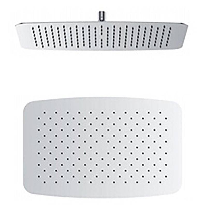 Beitz & Walz AqvaShower Kopfbrause 550 x 350 x 2 mm / Edelstahl-poliert