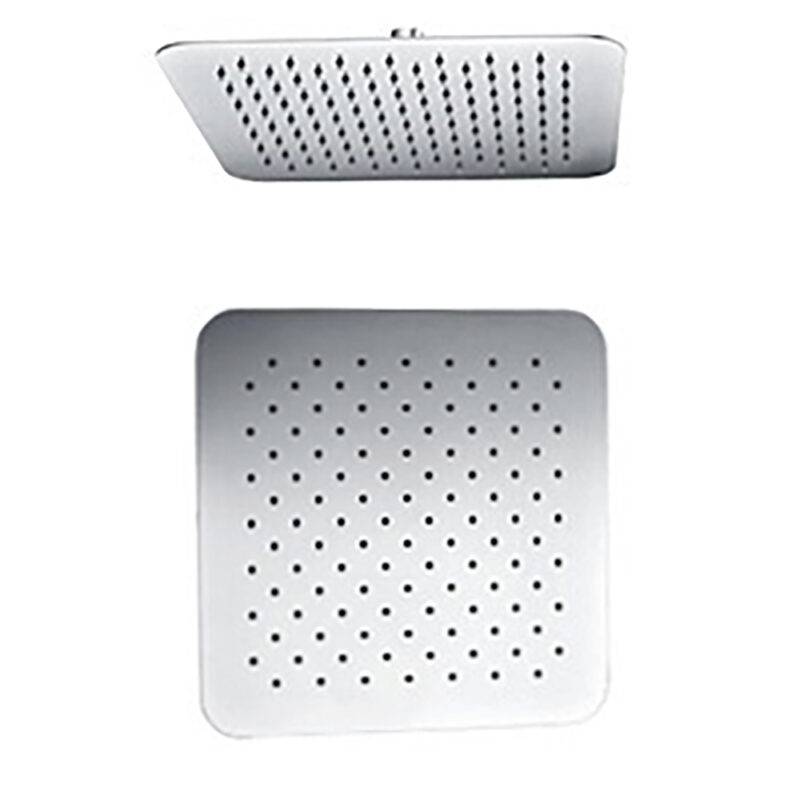 Beitz & Walz AqvaShower Kopfbrause 300 x 300 x 2 mm, Edelstahl-poliert