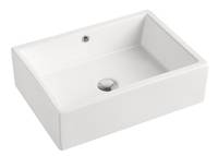 Beitz & Walz AqvaCeramica Aufsatzbecken 650 x 440 mm -weiß-