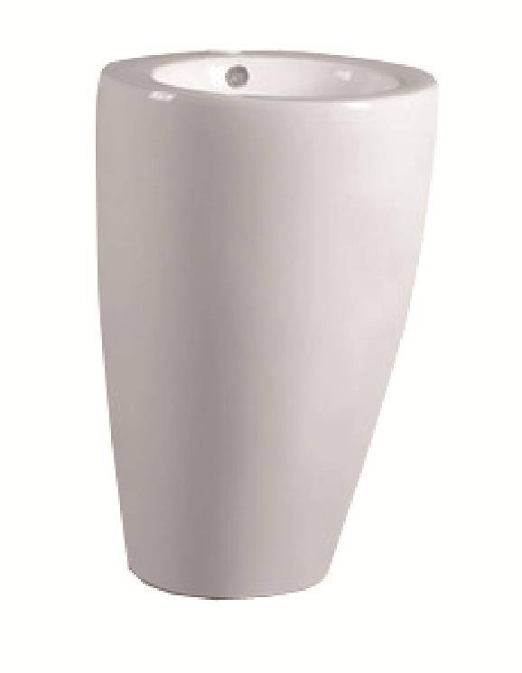 Beitz & Walz AqvaDesign Standwaschtisch rund - weiß -