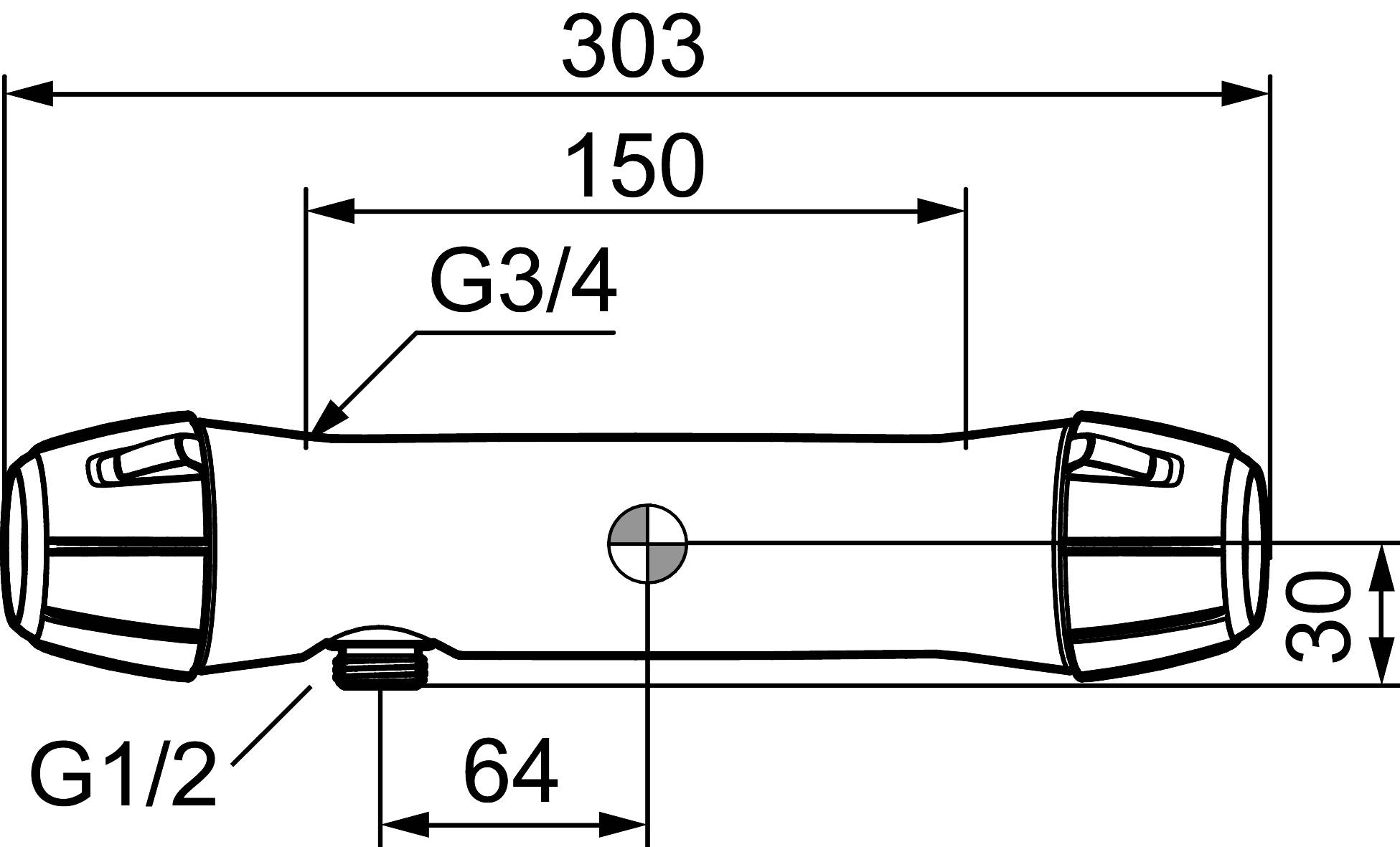 Mora FMM 9000E Care Duschthermostat