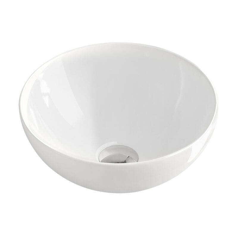 Beitz & Walz AqvaCeramica Aufsatzwaschtisch 325 mm 'SlimRim'- weiß -