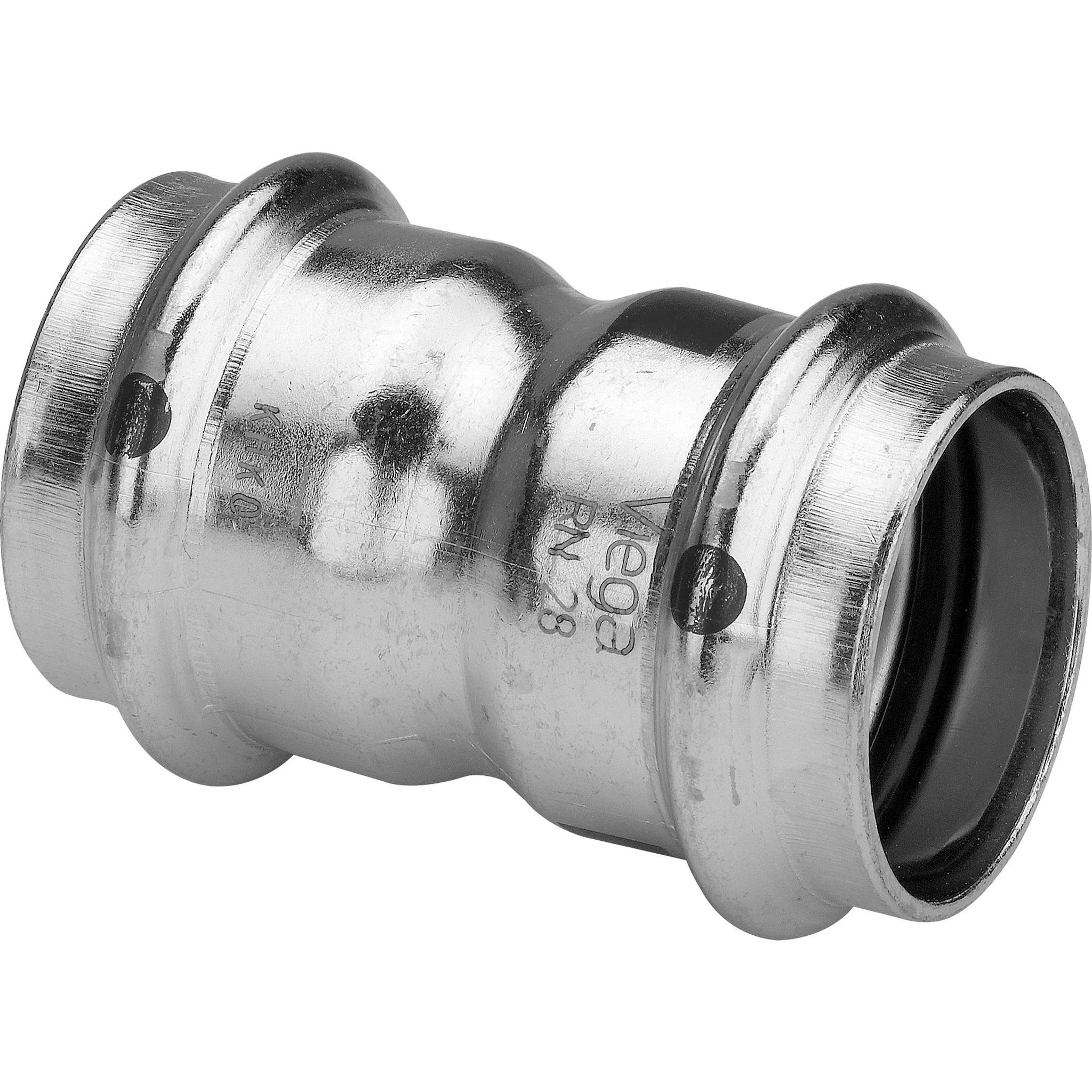Viega Prestabo-Muffe mit SC-Contur, Stahl unlegiert, verzinkt, Modell 1115, d: 18, 1 Stk.
