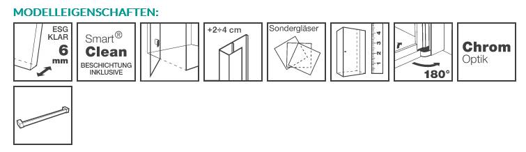 PUK Naab Runddusche Nr. 1 / Pendeltür 1000 / Anschlag links