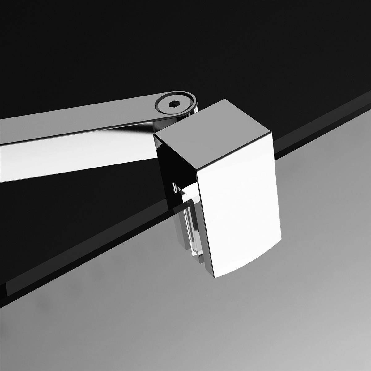PUK Naab Douche ronde n° 1 / Porte battante 900 / Charnière gauche