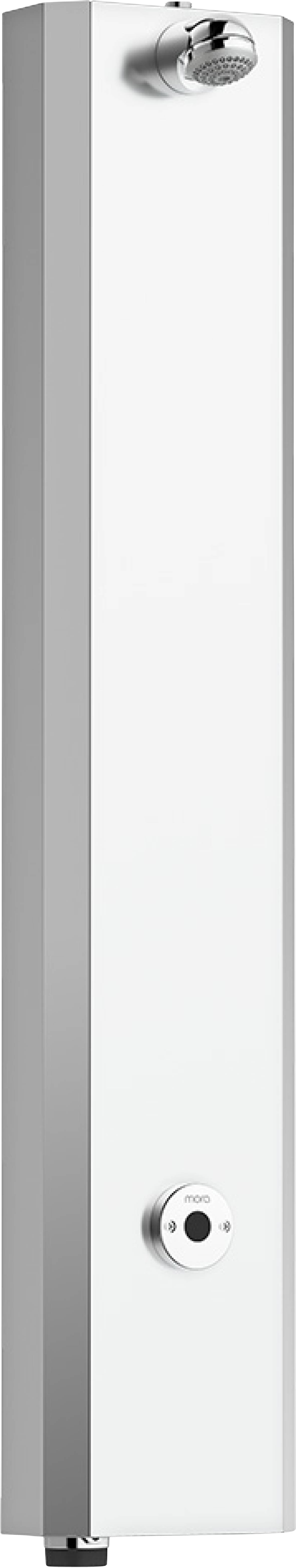 MORA tronic Duschpaneel WMS, für vorgemischtes Wasser, Anschl von oben o. von hinten