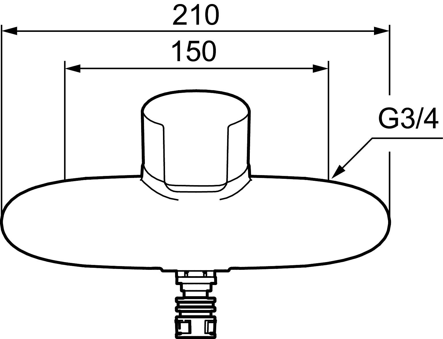 Mora Cera W5 Wasch-/Spültisch-Einhebelmischer, Wandbatterie Chrom