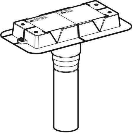 Geberit RB-Set CleanLine Crossfloor d50 ohne Siphon, 1 Stk.