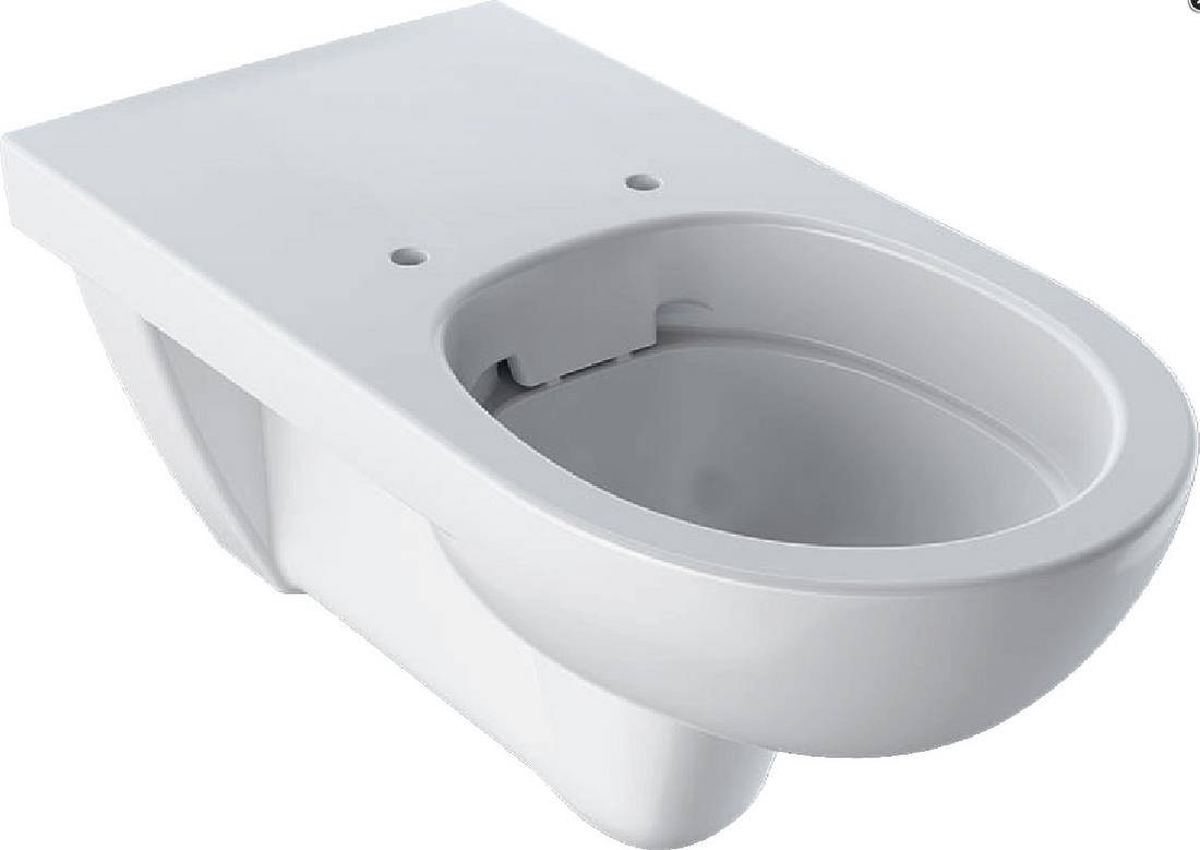 Geberit Tiefspül-WWC bas Renova Comfort spülrandlos 700mm Ausladung weiß