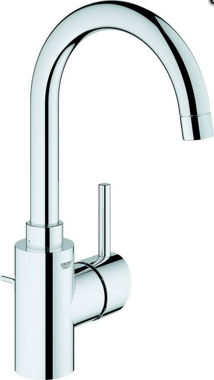 Grohe Waschtisch-Hebelmischer Concetto m schwenkb Rohrausl. u Excenter chrom