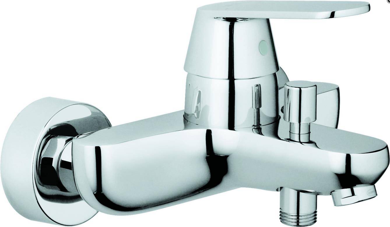Grohe Einhandmischer Wanne Eurosmart C Wandmontage verchromt