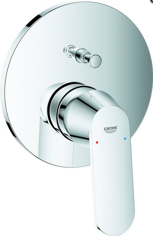 Grohe Fertigmontageset Wanne Eurosmart C für SmartBox verchromt