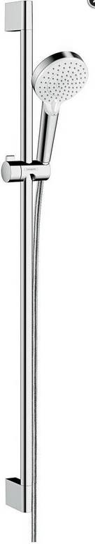 HG Brausestangenset Crometta Vario Stange 90cm Eco 9 l/min weiß/verchromt