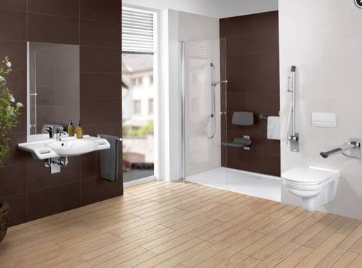 V+B Wand-Tiefspül-WC Vita O. NOVO randlos längerer Zulauf 360x700mm weiß