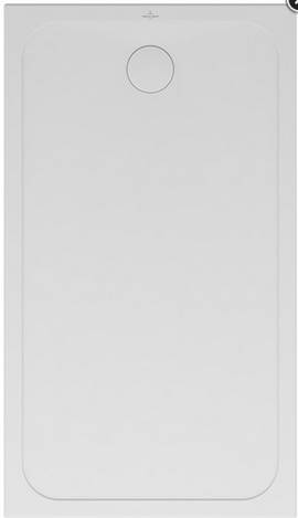 VB Lifetime Plus Keramik-Brausewanne AR 1400x900x35mm weiß