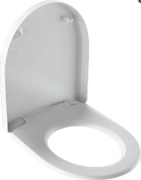 Geberit WC-Sitz iCon Scharn. chrom Absenkaut. quick-rel weiß