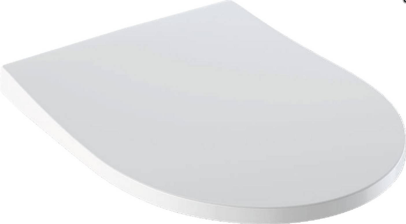 Geberit WC-Sitz slim iCon antibakt. m Absenkaut. u QR Scharnier we
