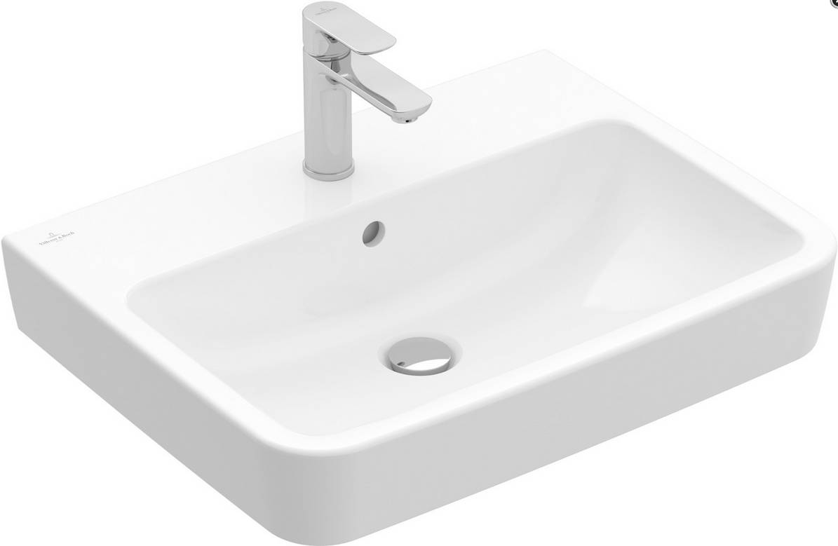 VB Waschbecken O.novo 4A4155 550x460mm Eckig Weiß Alpin